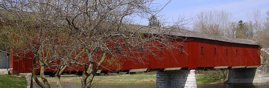 The Kissing Bridge in West Montrose.