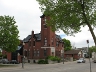 Red brick town hall building